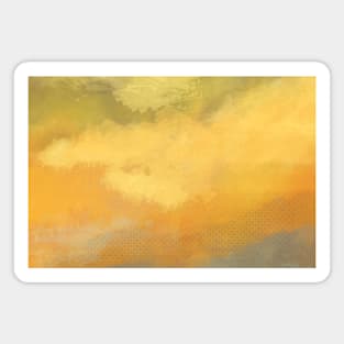 Painted Dream Mist over Dusk on yellow Magnet